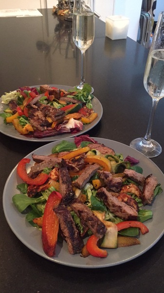 What do you serve with steak?