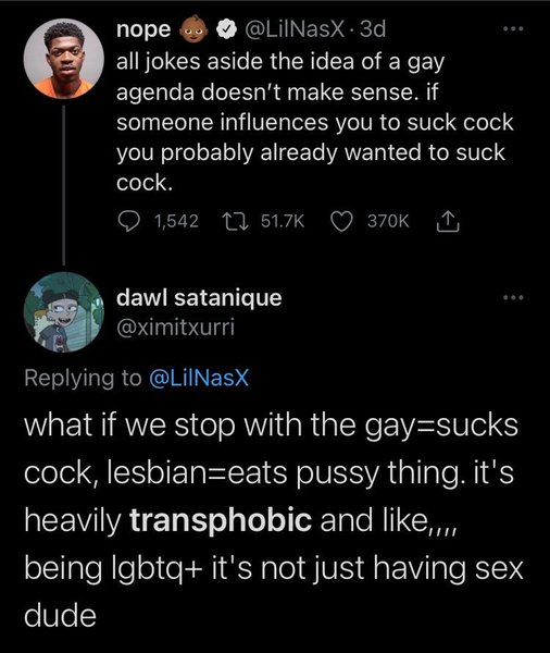 Evidence of TRA /Gender Idealogue Homophobia
