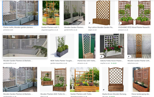 To be sick of the neighbours looking into our garden?