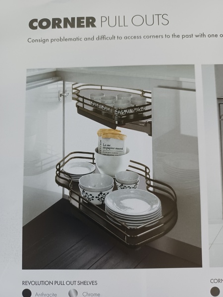 Pull out kitchen shelves