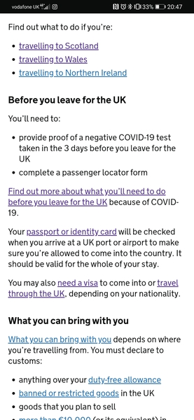 Test to Return.. Hand luggae or Hold luggage