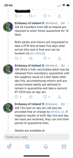 Are people who live in England planning to visit family in Ireland this summer?