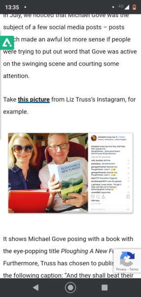 That Sarah Vine column