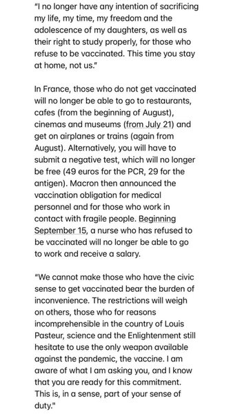 Mandatory vaccines for  care workers now law.