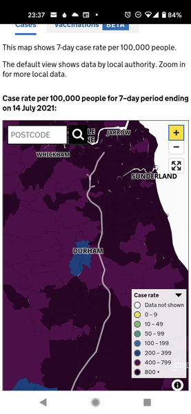Can't believe the new case numbers in my area.