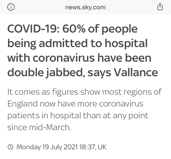 Is anyone NOT getting the vaccine?