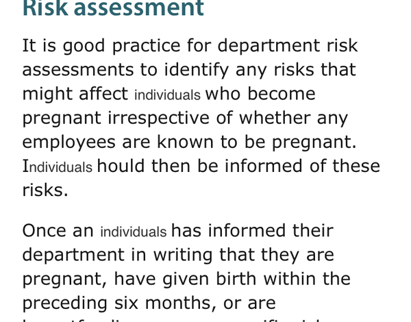 Help- work maternity policy is now expectant workers