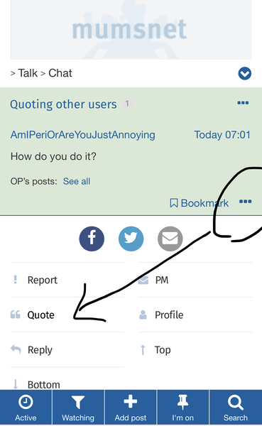 Quoting other users