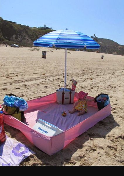 Baby on a beach disaster