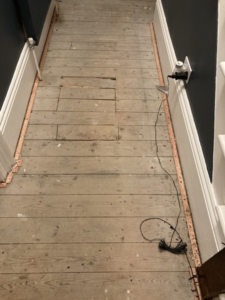 Would you tile over these original floorboards?