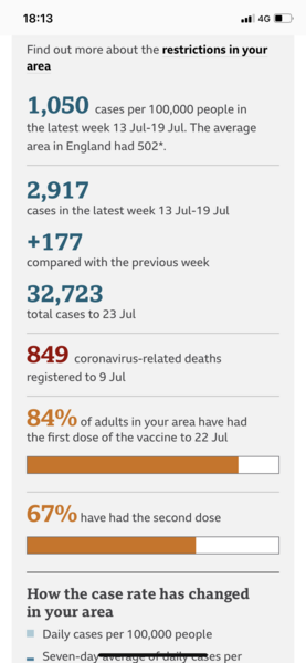 How many cases per 100k and where are you?