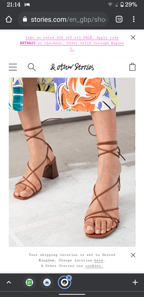 Strappy wedge sandals