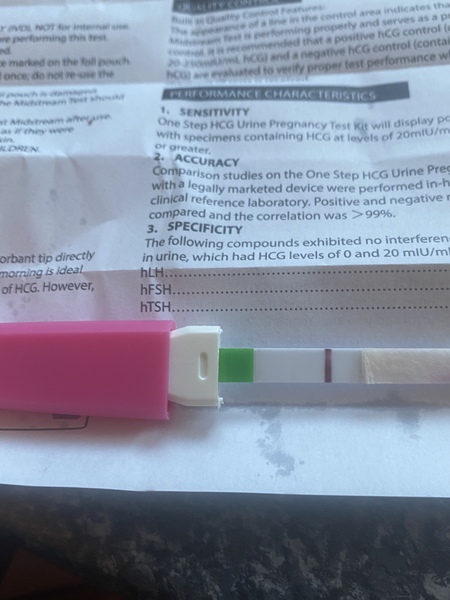 Is this a faint positive? Read within the minutes..