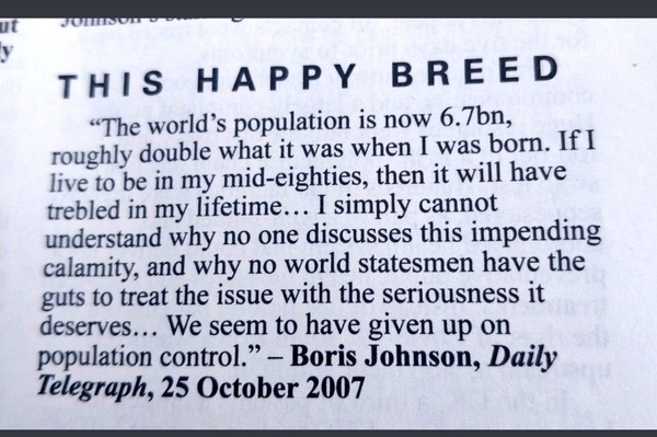 BoJo had been busy - another baby on the way!