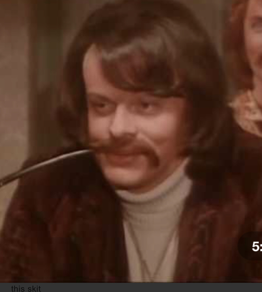 Who does a young, moustachioed Tony Jacklin remind me of?