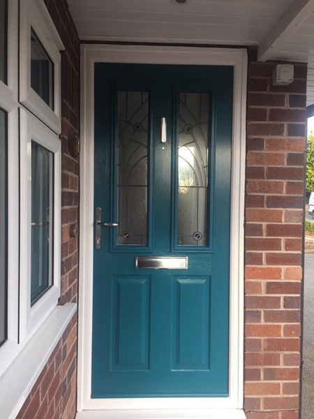 If your front door is not white, wood or black, what colour is it?