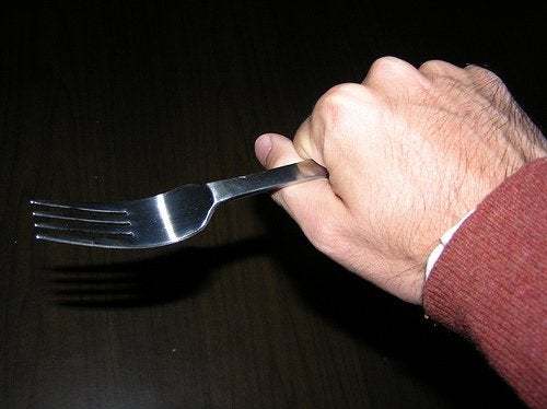 Help - table manners in a business environment