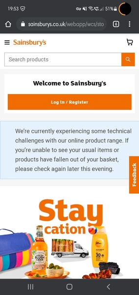 Anyone else trying to do an online Sainsbury’s shop and everything is unavailable?