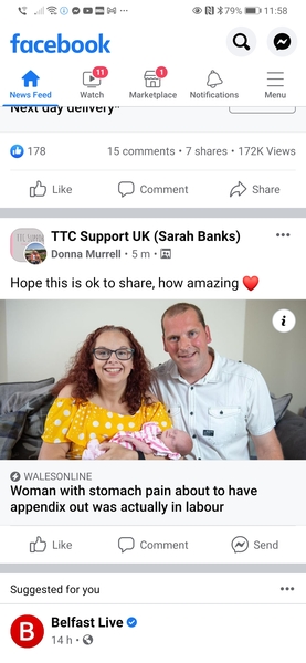 Bus 5-ttc for what feels like an eternity, so well and truly in the donkey club. No judgement here, just well wishes and advice on endo/ivf/MFI etc.