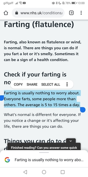 How long did it take for you to be on 'farting' terms with your DPs