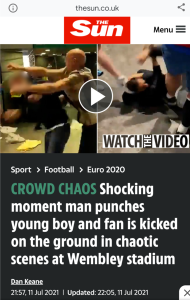 So embarrassed to be English today