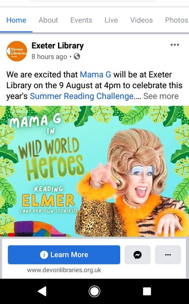 A library thought it appropriate to book this 'entertainment' for children and I feel sick