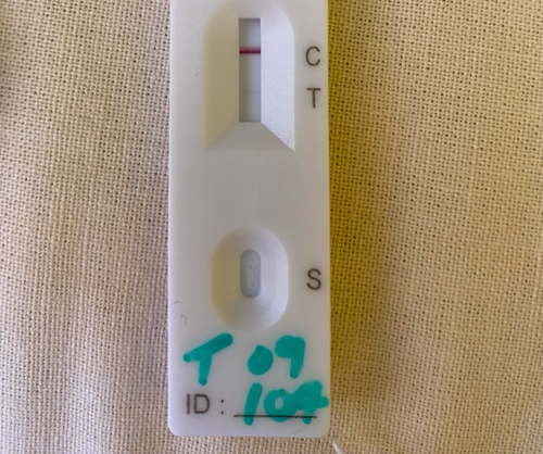Positive LFTs negative PCR