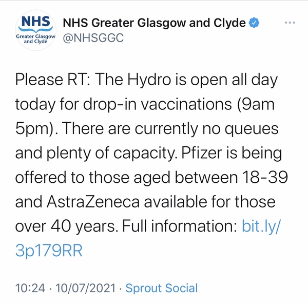 Bringing second dose pfizer forward