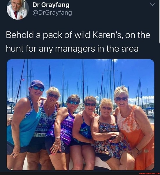 To think the name 'Karen' is only considered misogynistic because it refers to white women?