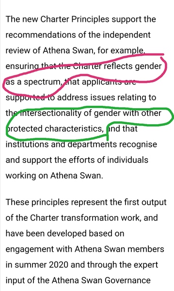 New Athena Swan gender charter mark launched today