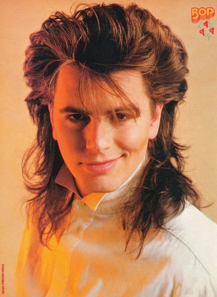 My husband has just left to get his mullet cut