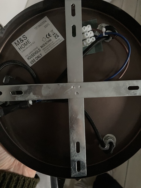 Ceiling rose- large light fitting