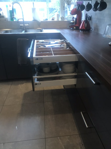 Pan Drawers or cupboards for food storage?