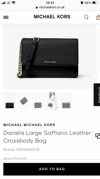 Crossbody bag - part chain, part leather strap