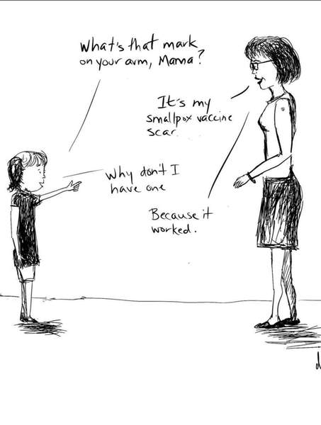 Is anyone NOT getting the vaccine?
