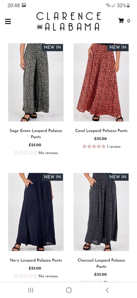 Trendy flattering trousers for heatwave (cropped or long)