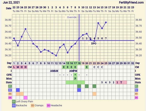 9DPO Symptom Spotting