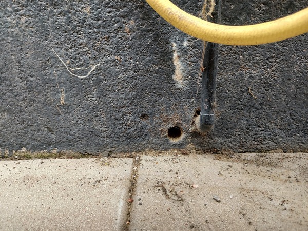 Mysteriois damp patch -  leak or something coming through the floor?