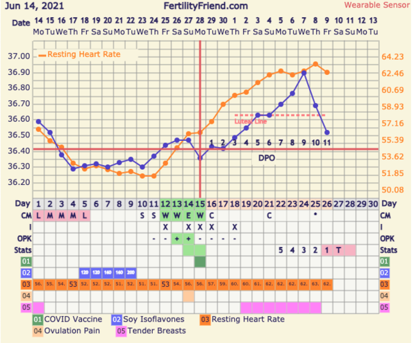 9DPO Symptom Spotting