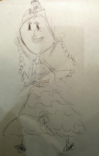 How well can a five year old draw?