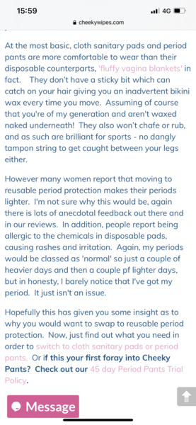 Period pants
