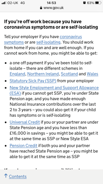 Employer not paying dd to isolate