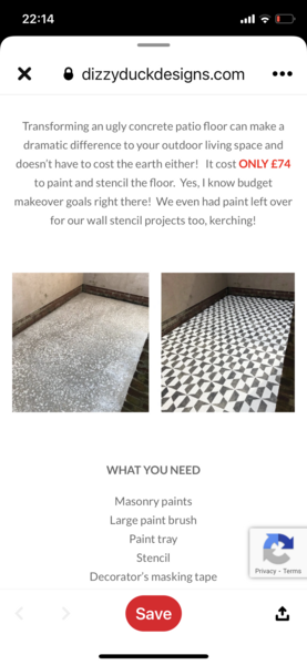 Uneven concrete back yard - cheap fix?