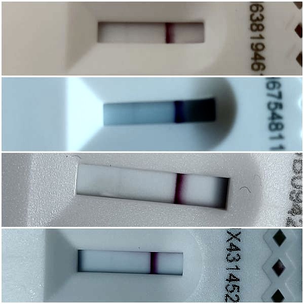 Multiple positive LFTs, negative PCR