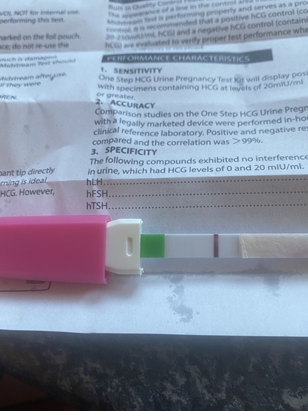 Is this a faint positive? Read within the minutes..
