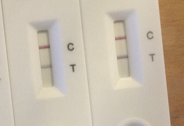 Does this test look positive to you?
