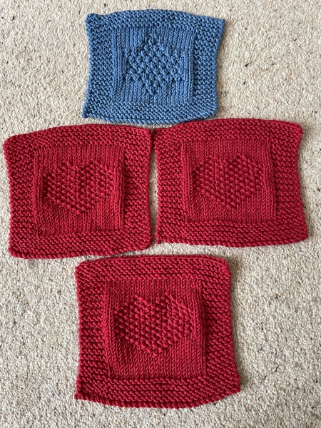 Woolly Hugs. A Blanket for vickibee whose DH has very sadly died suddenly.