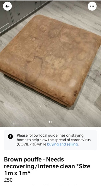 To think that there are some things that just shouldn’t be sold on Facebook marketplace...