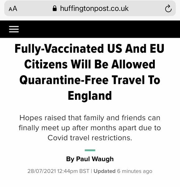 omg when is America going to open to brits?