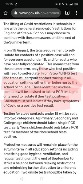 Track and trace now schools don't do it